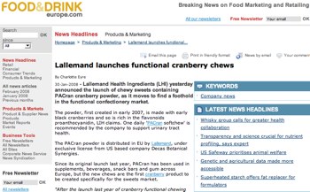 Lallemand launches functional cranberry chews.jpg